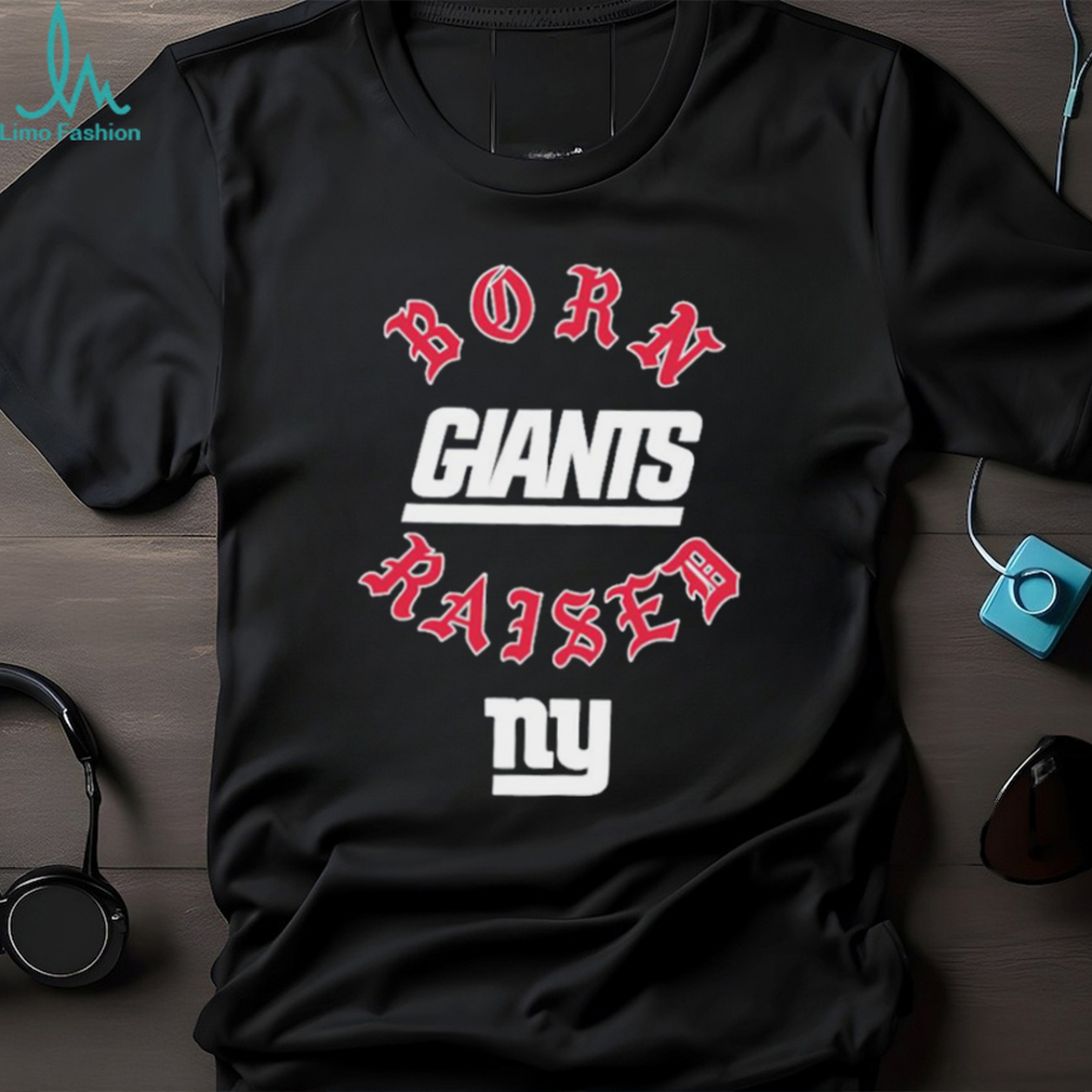 New York Giants Born X Raised Unisex T-shirt - Shibtee Clothing