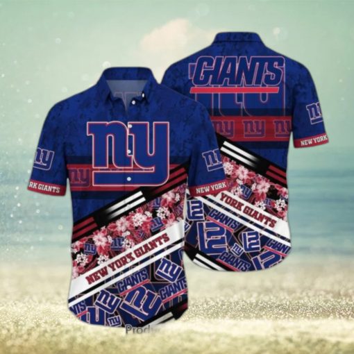 New York Giants NFL Hawaiian Shirt Graphic Tropical Pattern 3D Printed Beach Shirt Summer Gift For Fans Hot Trend 2023