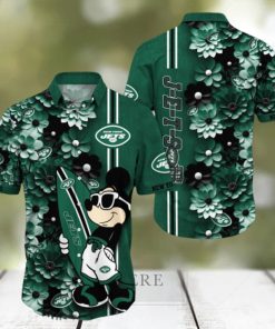 New York Jets Aloha Mick Pattern Hawaiian Shirt For Fans