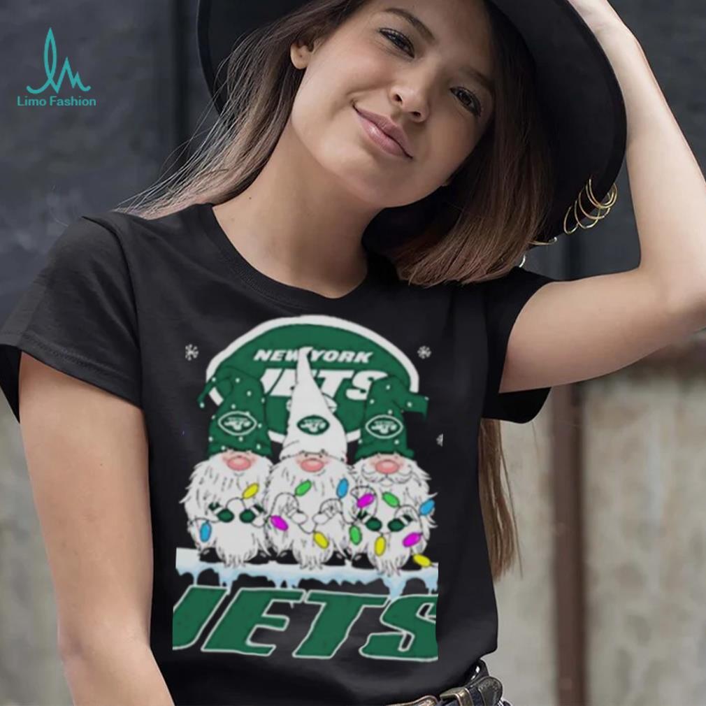 New York Jets Football Gnomes Christmas Shirt - High-Quality