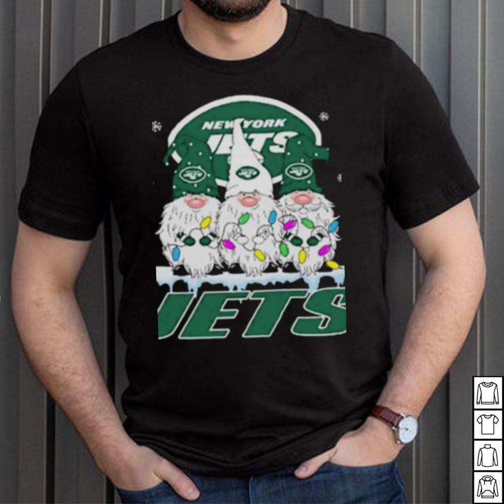 New York Jets Football Gnomes Christmas Shirt - High-Quality