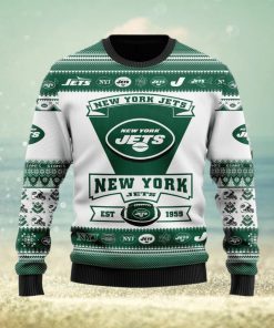 NFL, Sweaters, Vintage Nfl Team Apparel New York Jets Ugly Christmas  Sweater Size 2xl