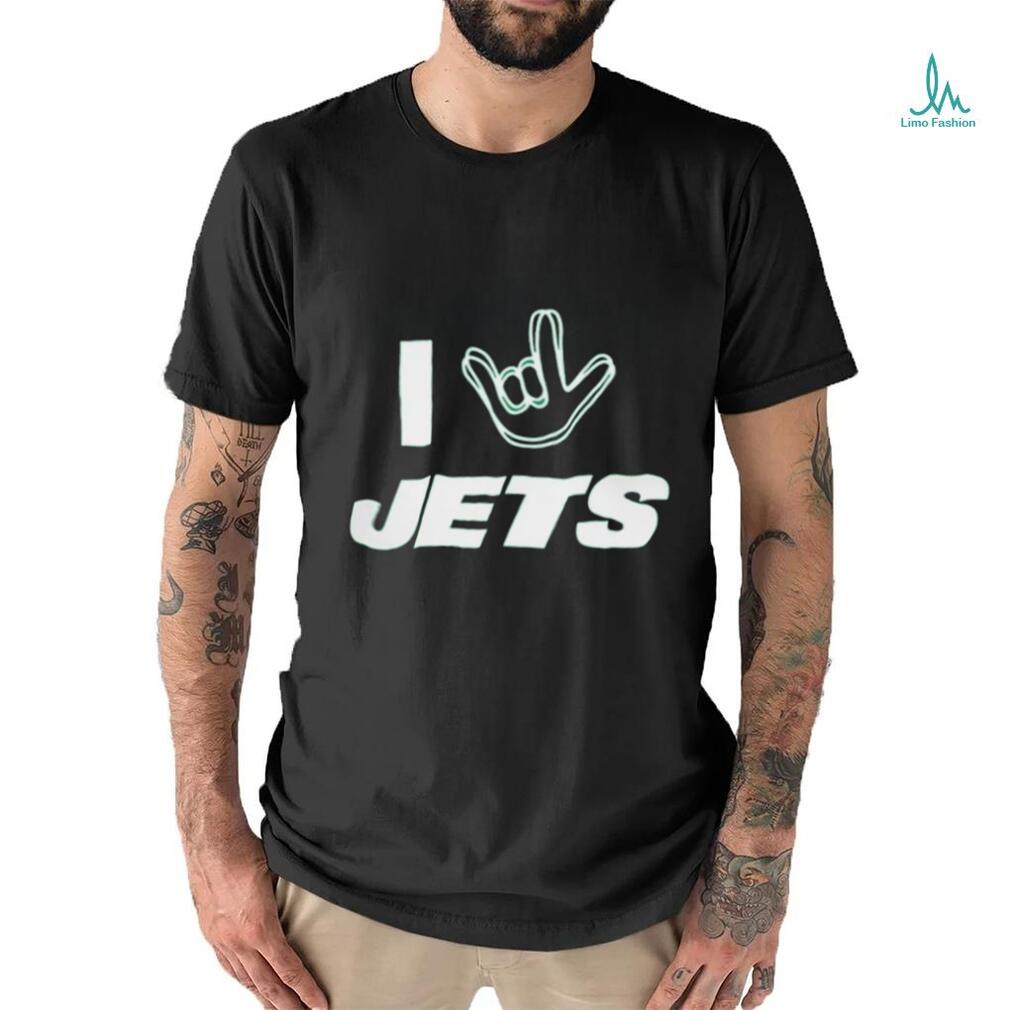 Official new York Jets Homage The NFL ASL Collection by Love Sign Tri-Blend  T-Shirt, hoodie, sweater, long sleeve and tank top