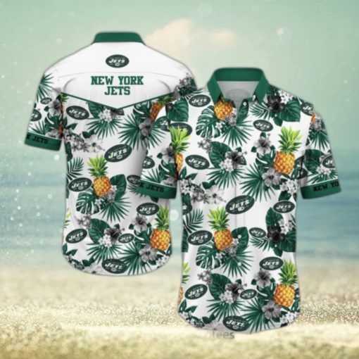 New York Jets NFL Hawaiian Shirt Tropical Pattern Graphic Hawaii Shirt For Fan Ever Hot Trend 2023