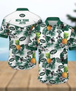 New York Jets NFL Hawaiian Shirt Tropical Pattern Graphic Hawaii Shirt For Fan Ever Hot Trend 2023