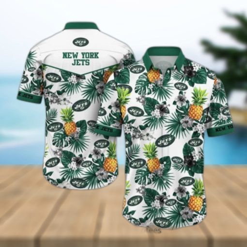 New York Jets NFL Hawaiian Shirt Tropical Pattern Graphic Hawaii Shirt For Fan Ever Hot Trend 2023