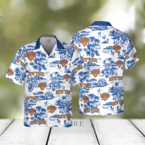 New York Knicks Collar Hawaiian Shirt For Men And Women Gift Beach