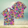 New York Mets Pink White Hibiscus Misty Rose Background 3D Hawaiian Shirt Gift For Fans