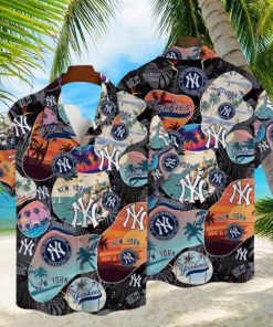 New York Yankees Retro Summer Pattern Hawaiian Shirt