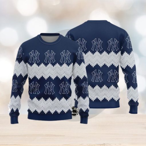 New York Yankees Teams Pattern Knitted Sweater For Christmas