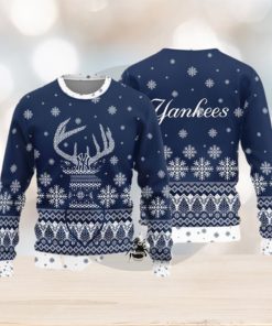 New York Yankees Teams Reindeer Knitted Sweater For Christmas