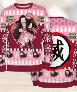 Nezuko Kimetsu No Yaiba Ugly Christmas Sweater Season 2023