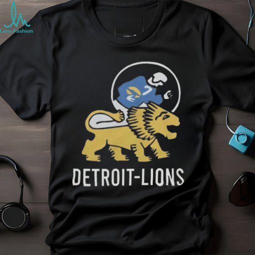 Nfl Team Detroit Lions ’52 Homage Tri Blend Shirt