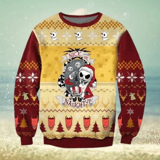 Nice Or Naughty Christmas Ugly Sweater