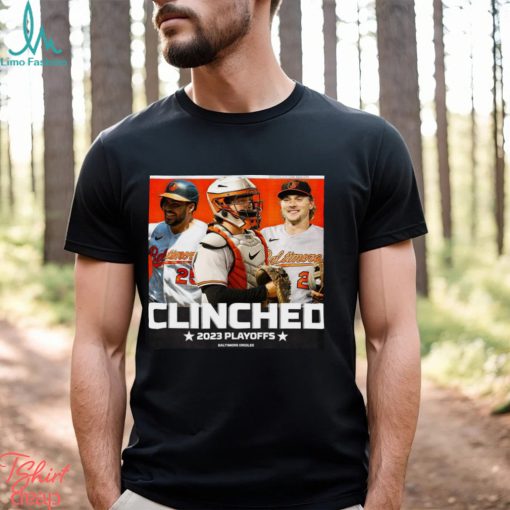 Nice baltimore Orioles postseason 2023 Playoff Clinched shirt