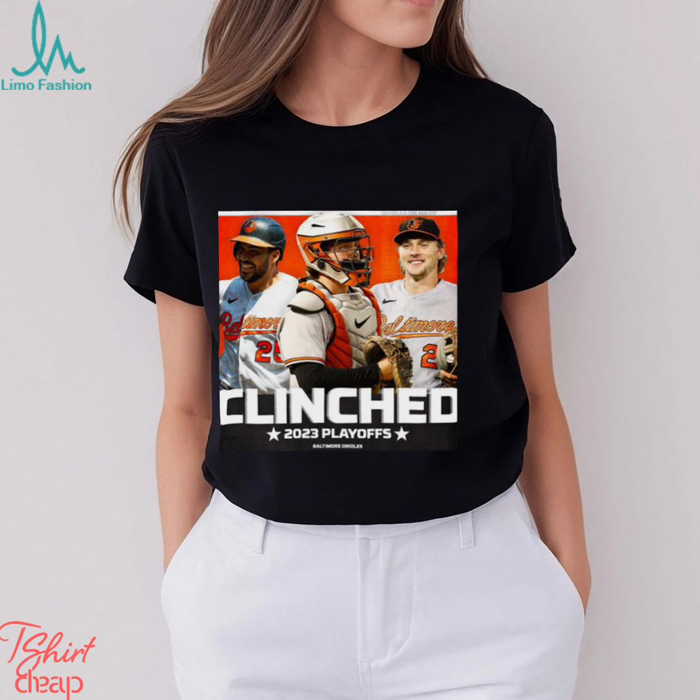 Nice baltimore Orioles postseason 2023 Playoff Clinched shirt