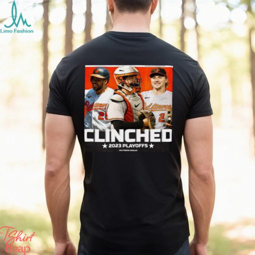 Nice baltimore Orioles postseason 2023 Playoff Clinched shirt