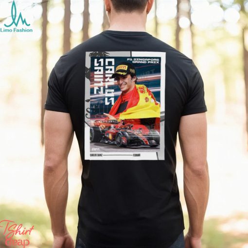 Nice carlos sainz dominates the f1 singapore grand prix 2023 shirt