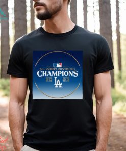 Los Angeles Dodgers NL West Division Champions 2023 Let's Go Dodgers Shirt  - Limotees