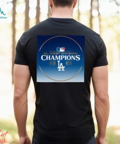 Los Angeles Dodgers NL West Division Champions 2023 Let's Go Dodgers Shirt  - Limotees