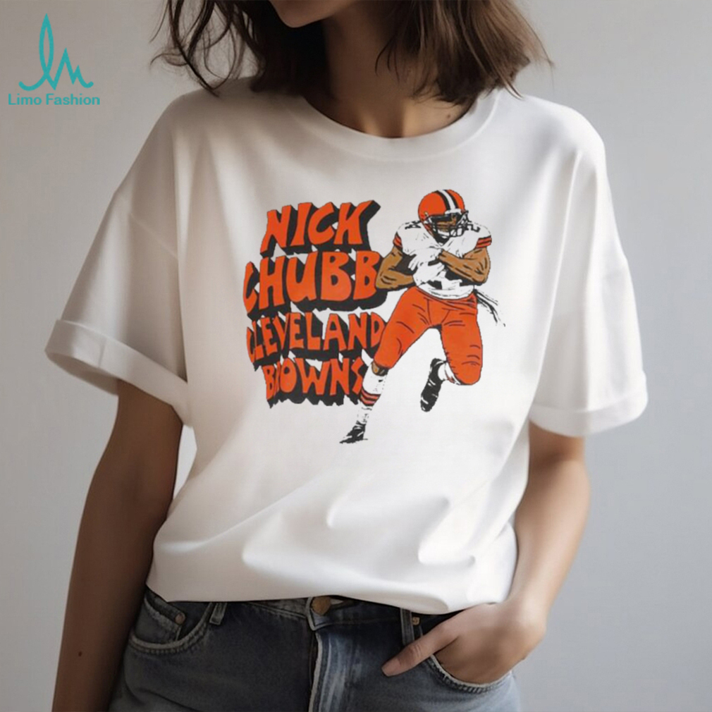 Nick Chubb Caricature T Shirt - Limotees