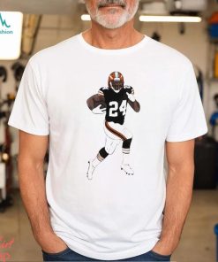 Nick Chubb Cleveland Browns cartoon football shirt - Limotees