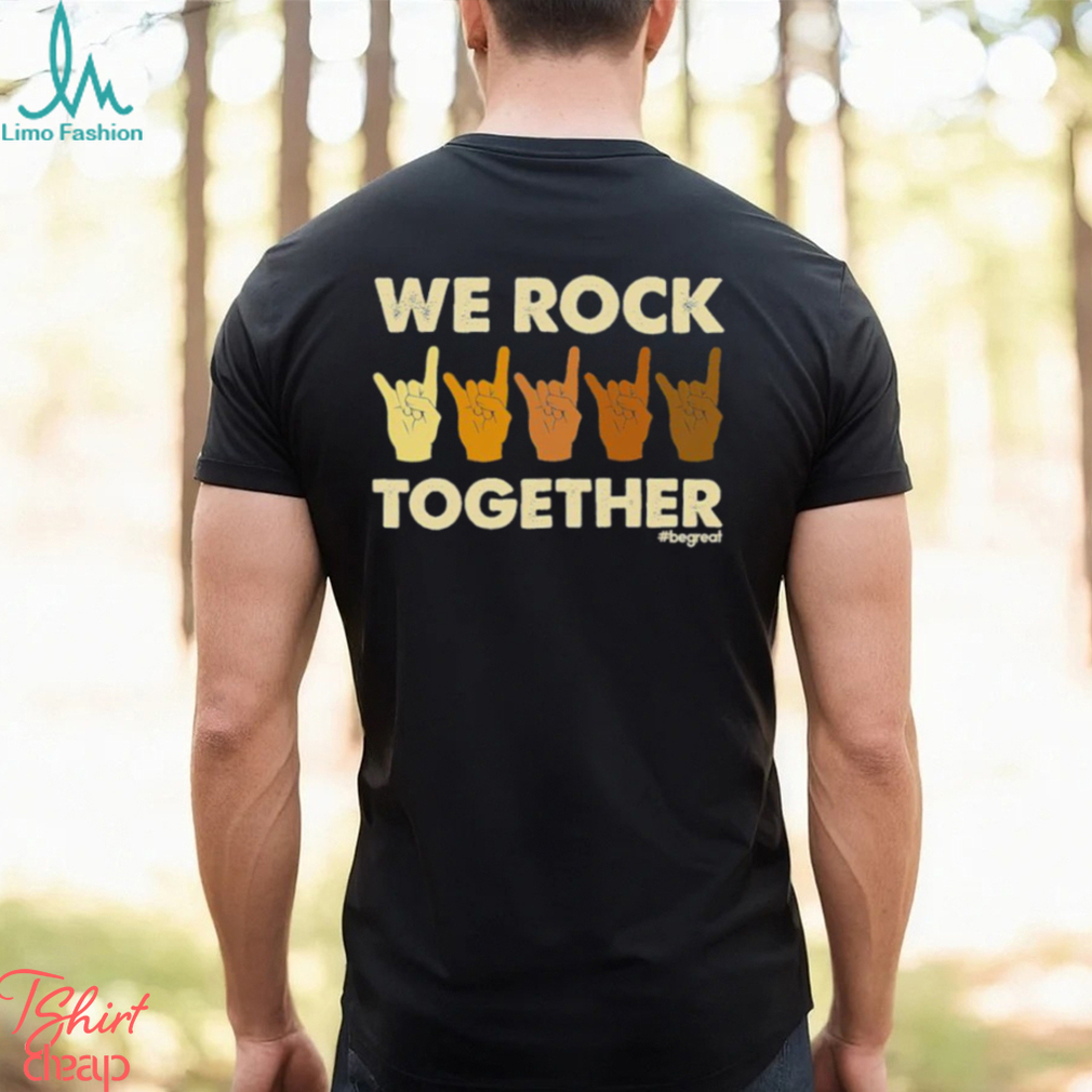 Official Nick Harrison We Rock Together Raglan Baseball T-Shirt