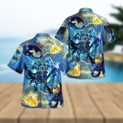 Night Fury On The Sky Hawaiian Shirt