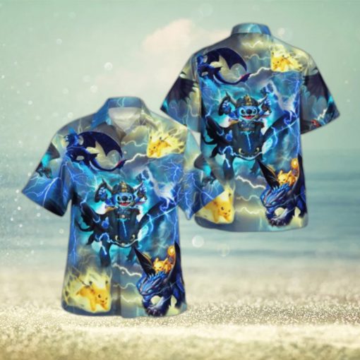 Night Fury On The Sky Hawaiian Shirt