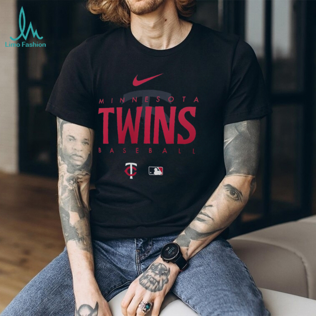 Minnesota Twins MLB Practice V Short Sleeve Tee Shirt By Nike Team