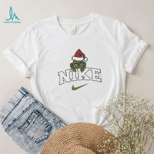 Nike logo the grinch Christmas shirt