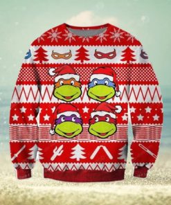 Ninja Turtles Knitting Pattern Ugly Sweater For Woman