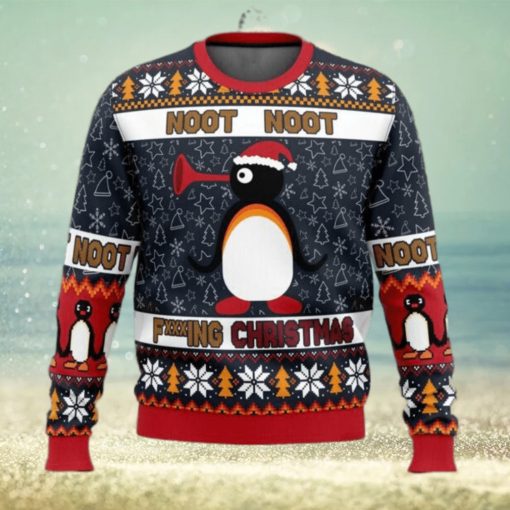 Noot Noot Christmas Pingu Fucking Ugly Christmas Sweater