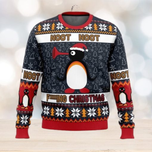 Noot Noot Christmas Pingu Fucking Ugly Christmas Sweater