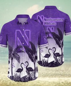 Northwestern Wildcats NCAA Flower All Over Print Unisex Hawaiian Shirt