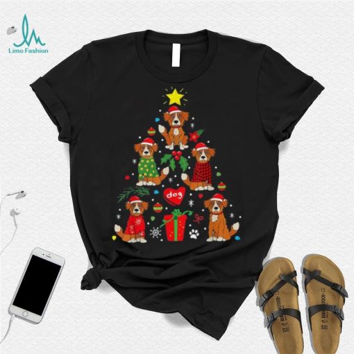 Nova Scotia Duck Tolling Retriever Christmas Toller Dog Shirt