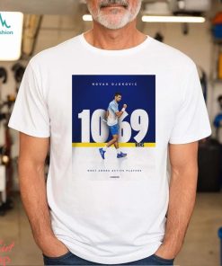 Novak Djokovic 1069 Wins Most Among Active Players Classic T Shirt