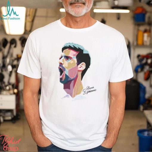 Novak Djokovic Art Portrait Classic T Shirt