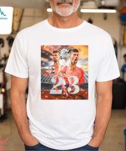 Novak Djokovic Goat 23 Grand Slam Titles Tennis Fan T Shirt