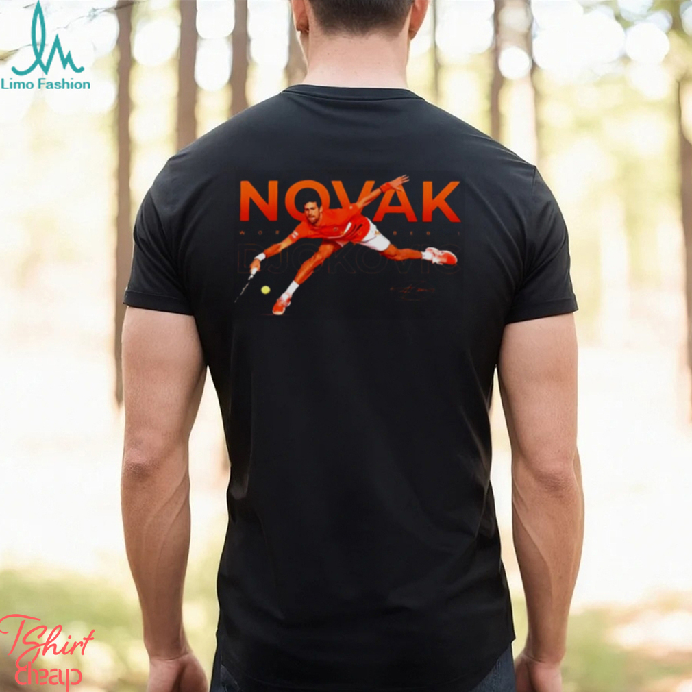Novak Djokovic World Number 1 Signature T Shirt Novak Djokovic World Number 1 Signature T Shirt