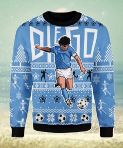 Number 10 Football Player Ugly Christmas Sweater Xmas Gift Men And Women Christmas Sweater