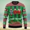 Santa Shark Ho Ho Ho Ugly Christmas Sweater Thankgiving Gift Men Women