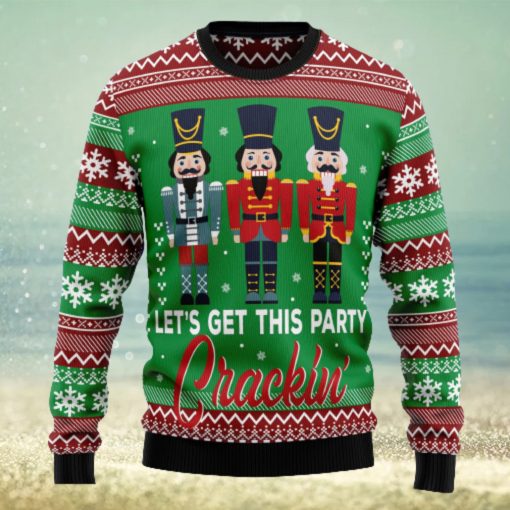 Nutcracker Party Cracking Ugly Christmas Sweater Thankgiving Gift Men Women