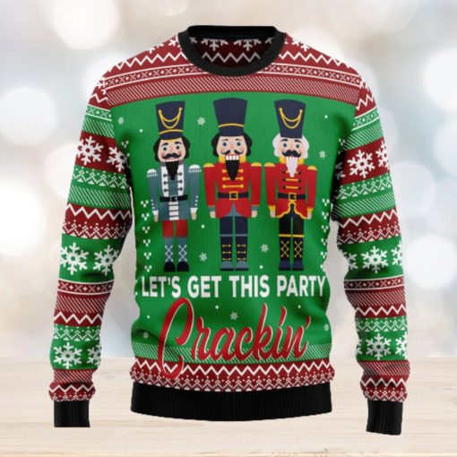 Nutcracker Party Cracking Ugly Christmas Sweater Thankgiving Gift Men Women