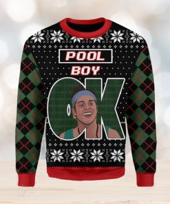 OK Pool Boy Ugly Christmas Sweater Xmas Gift Men And Women Christmas Sweater