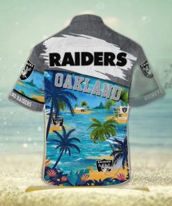 Oakland Raiders Nfl Customized Summer Leobees Trending Hawaiian Shirt