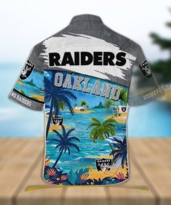 Oakland Raiders Nfl Customized Summer Leobees Trending Hawaiian Shirt