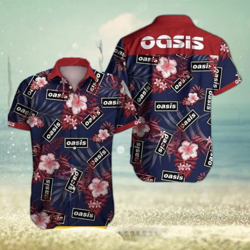 Oasis Floral Leobees All Over Print Hawaiian Shirt