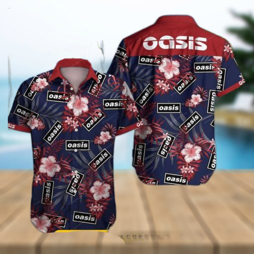 Oasis Floral Leobees All Over Print Hawaiian Shirt