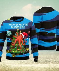 Octopus Soul All Over Printed 3D Ugly Christmas Sweater Christmas Gift For Men And Women